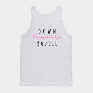 Down Baddie Slaying At The Gym Swiftie Fans TTPD Tank Top